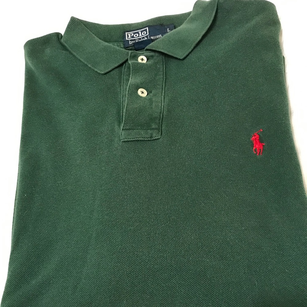 Classic Fit Men’s Long Sleeve Polo